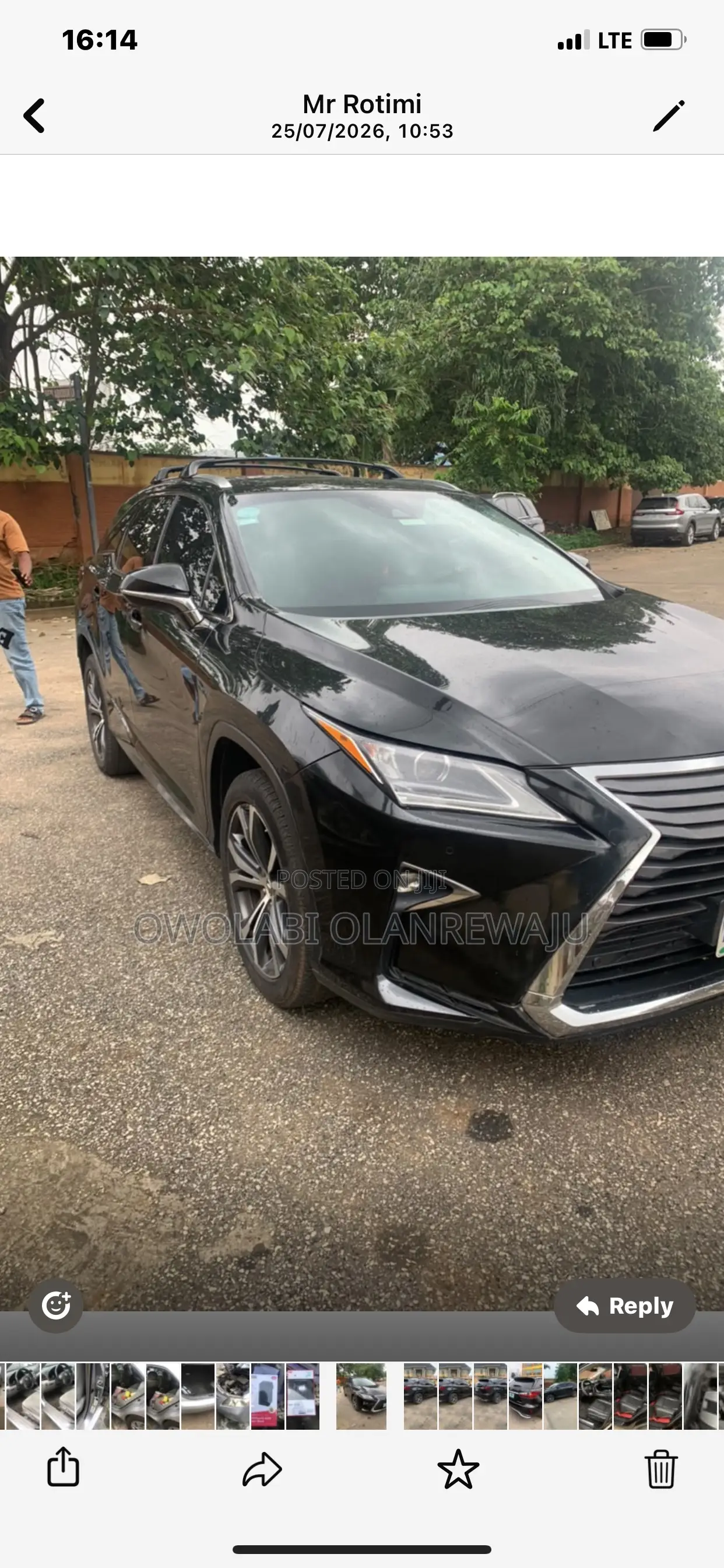 Lexus RX 2017 Black