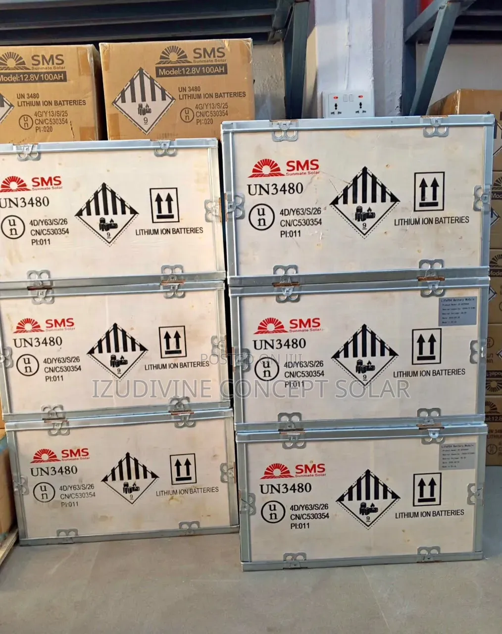 7.5kwh 25.6v SMS Lithium Battery