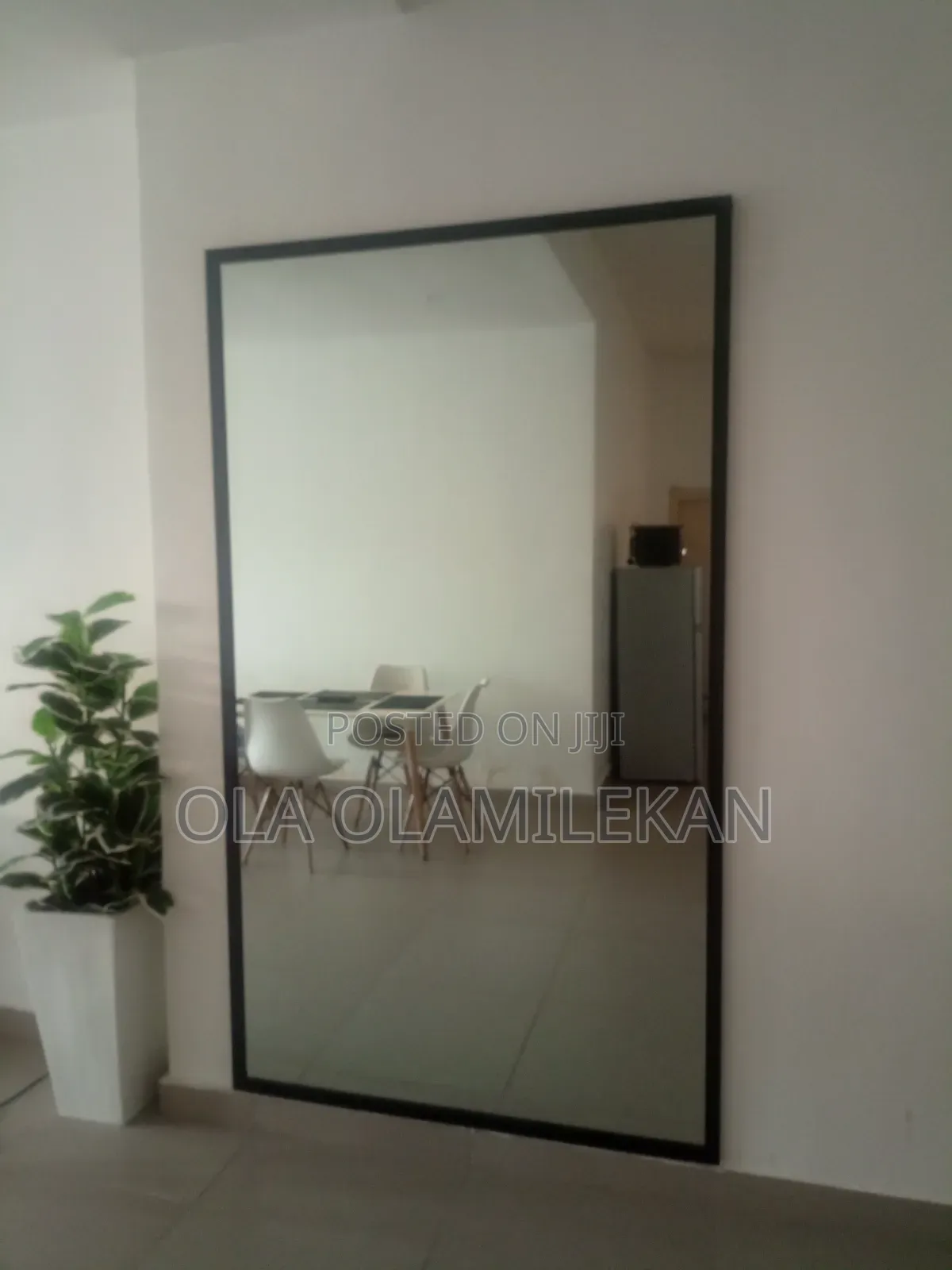 4ft by 7ft Framed Wall Mirror