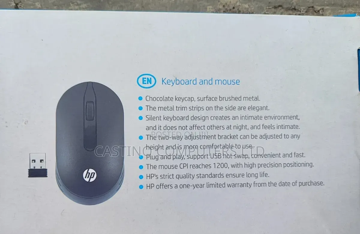 HP Keyboard and Mouse Combo