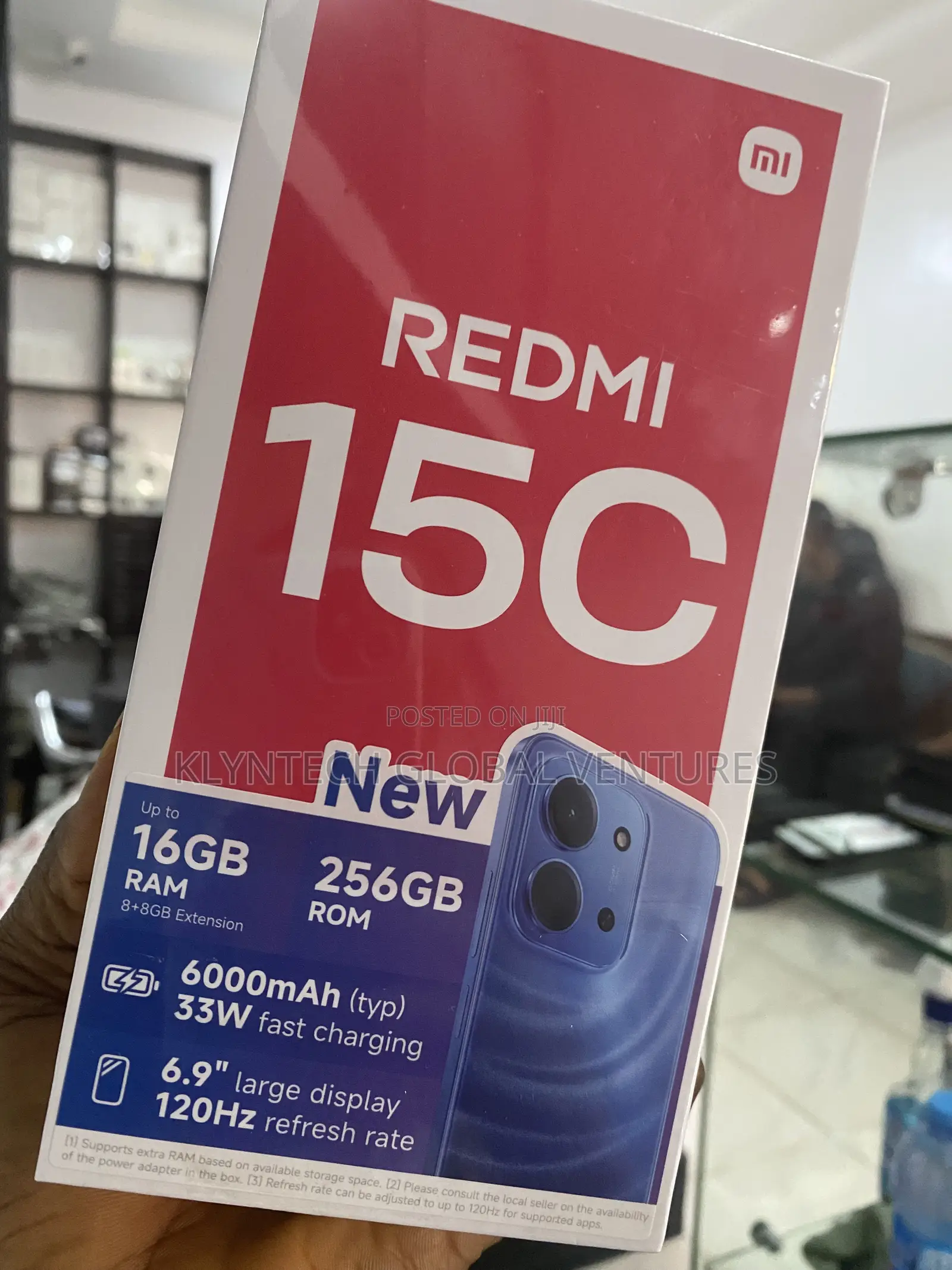 New Xiaomi Redmi 15C 4G 256 GB Black