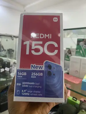 New Xiaomi Redmi 15C 4G 256 GB Black