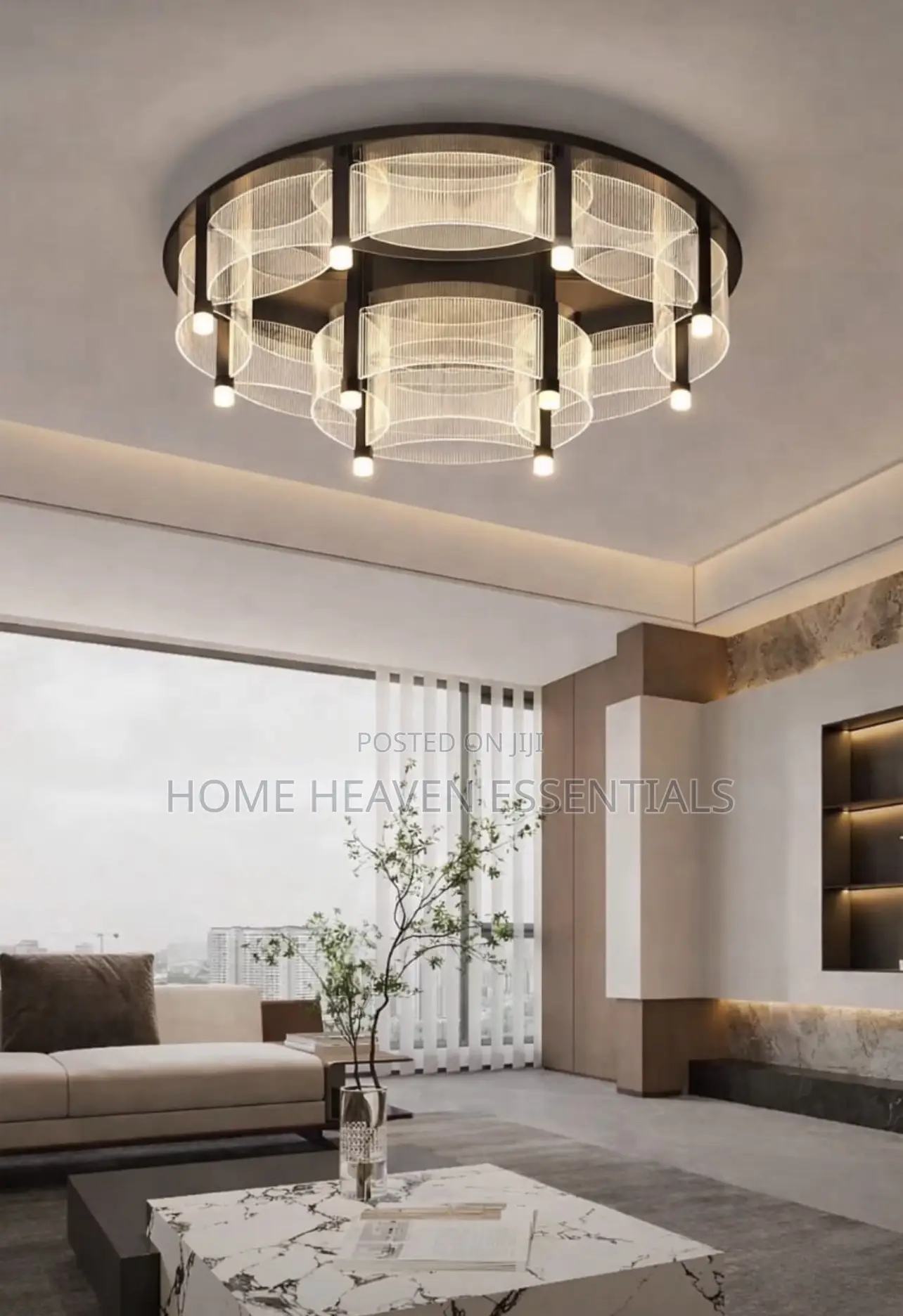 Modern Living Room Acrylic Ceiling Chandelier