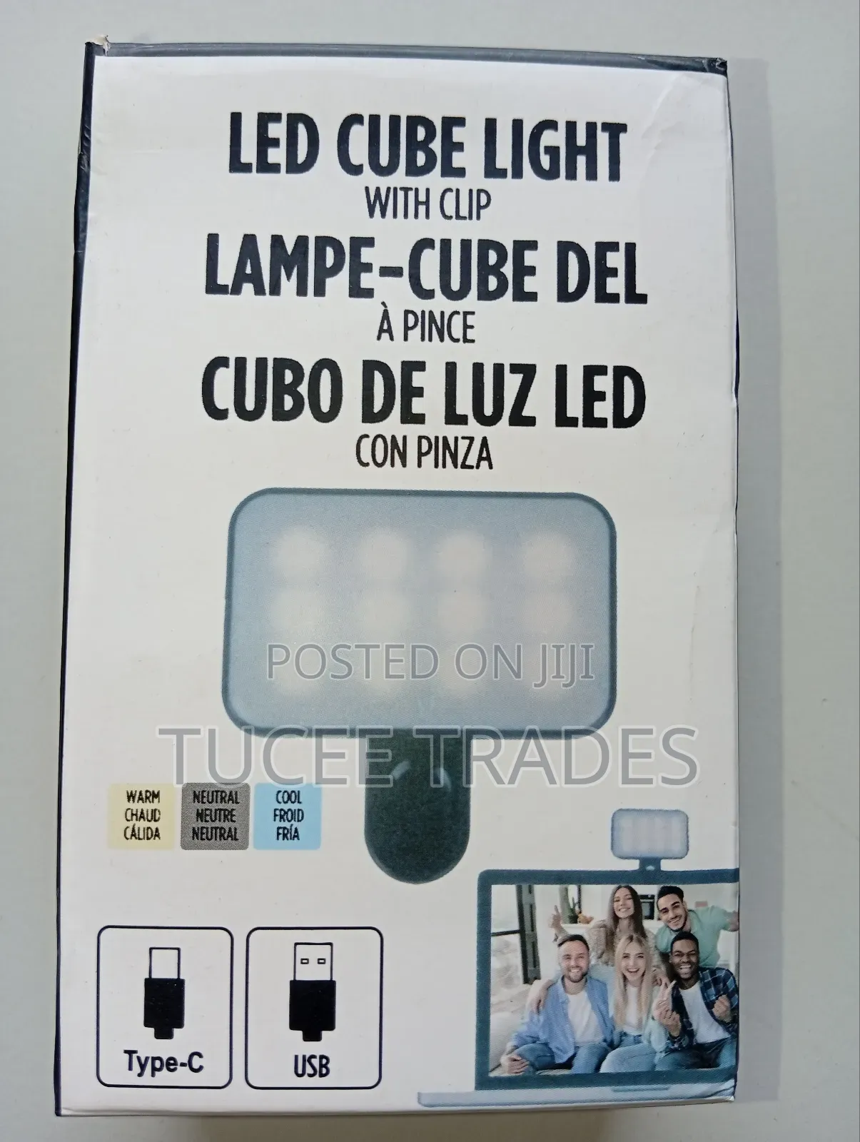 Led Cube Light With Clip
