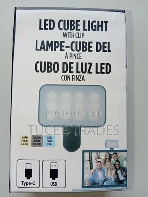 Led Cube Light With Clip