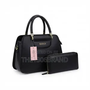 Woman's Top Handle BAGCO Bag With Matching Purse