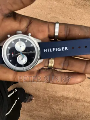 Title Add: "Original Tommy Hilfiger Chronograph - Like New"