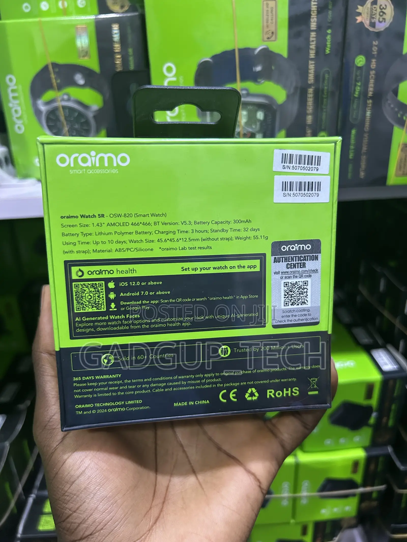 Oraimo Watch 5R