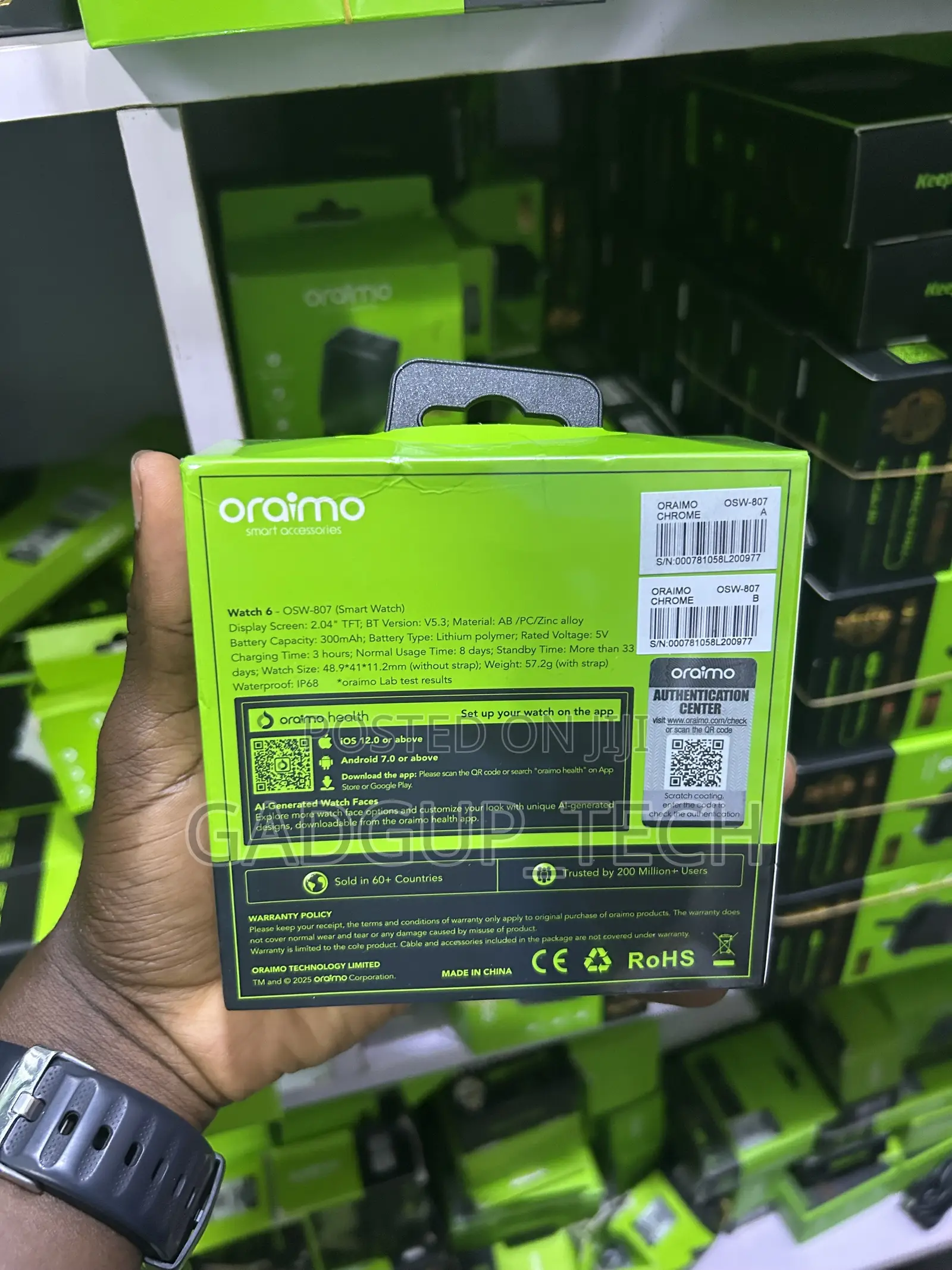 Oraimo Watch 6