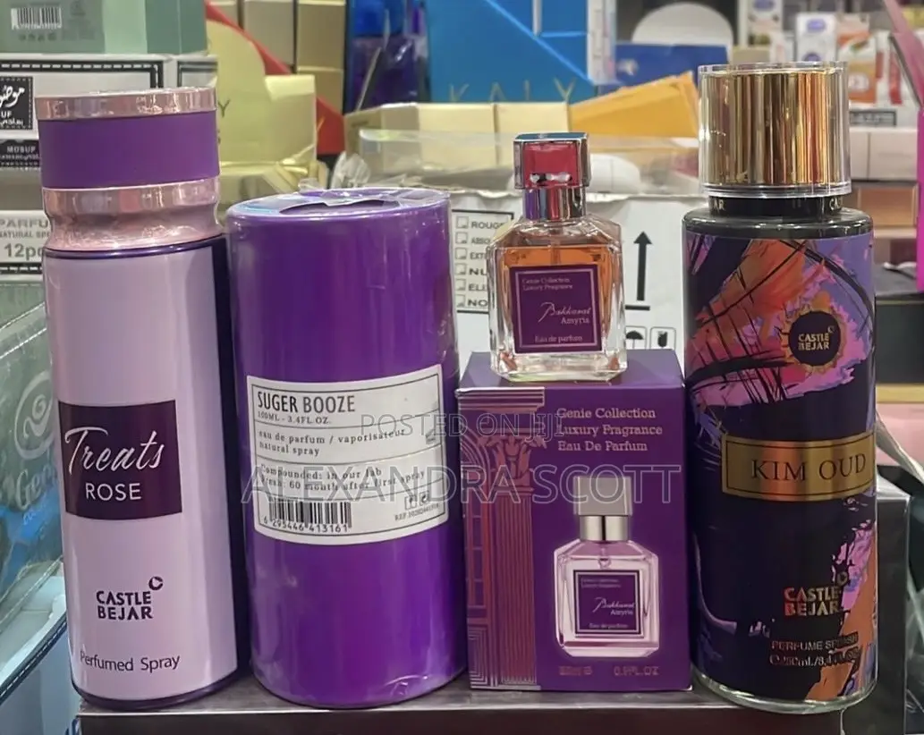 Purple Perfume Set