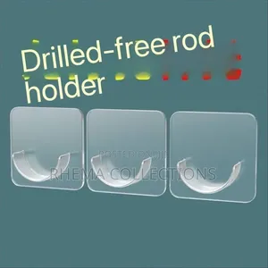 10pcs Multifunctional Multiscene Wall/Tile Rod Holder Hook