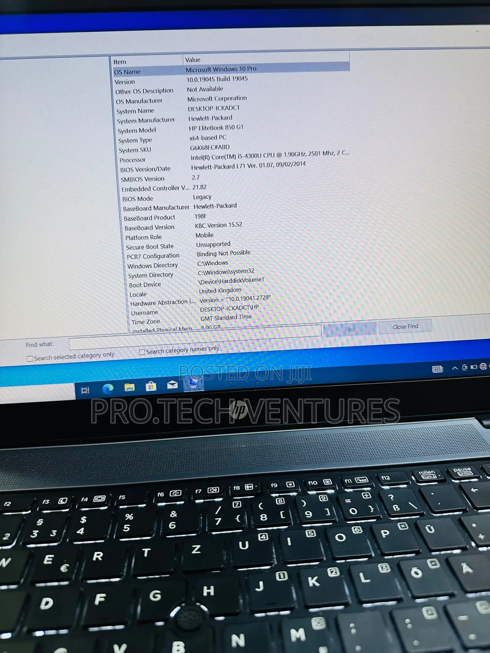 Laptop HP EliteBook 850 G1 8GB Intel Core i5 SSD 128GB