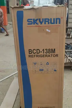 Skyrun Upright Double Door Refrigerator