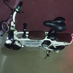 Generic Electric Utility Bike (White Three-Seater)