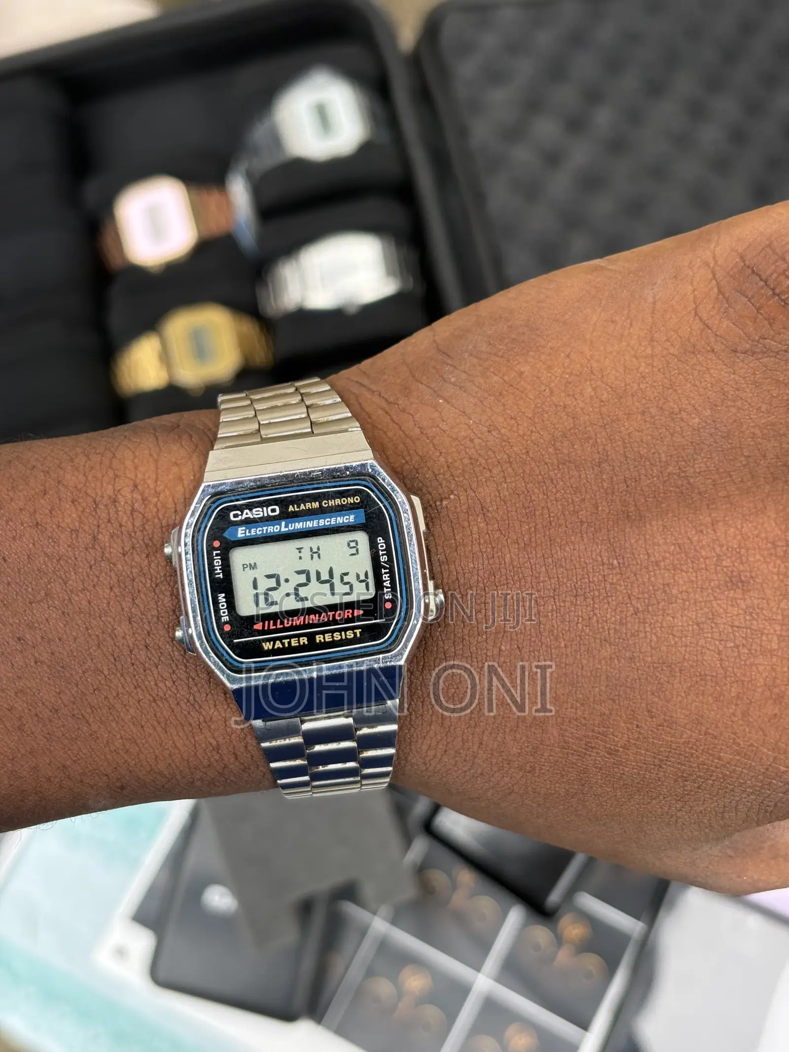  CASIO Illuminator Silver/Blue (100% Original)