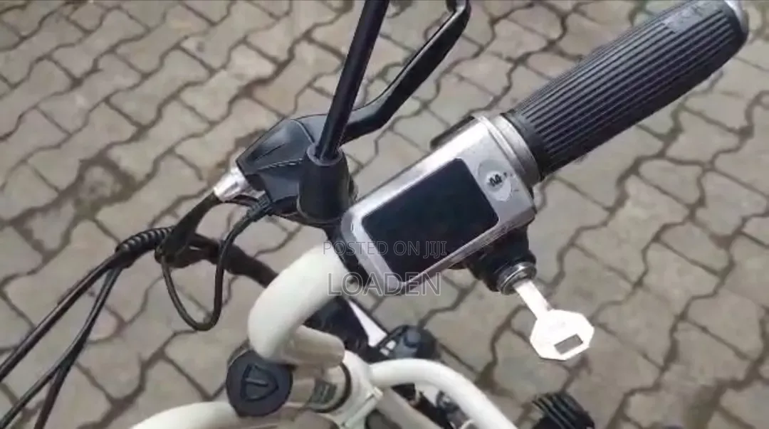 Generic Electric Utility Bike (White Three-Seater)