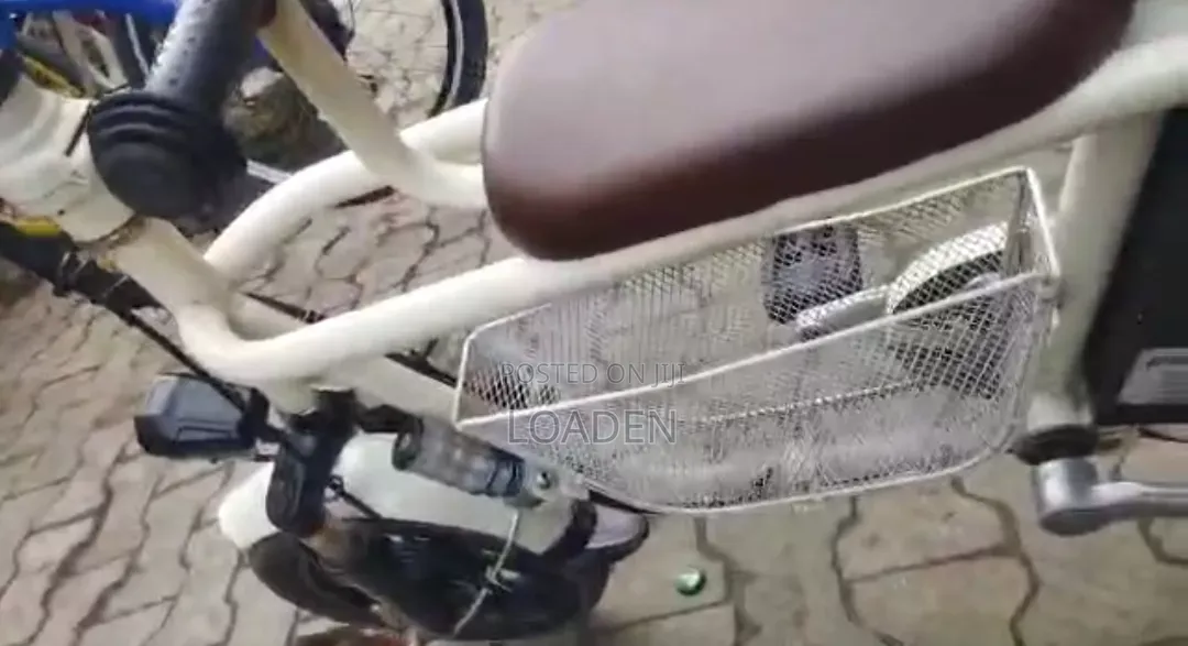 Generic Electric Utility Bike (White Three-Seater)