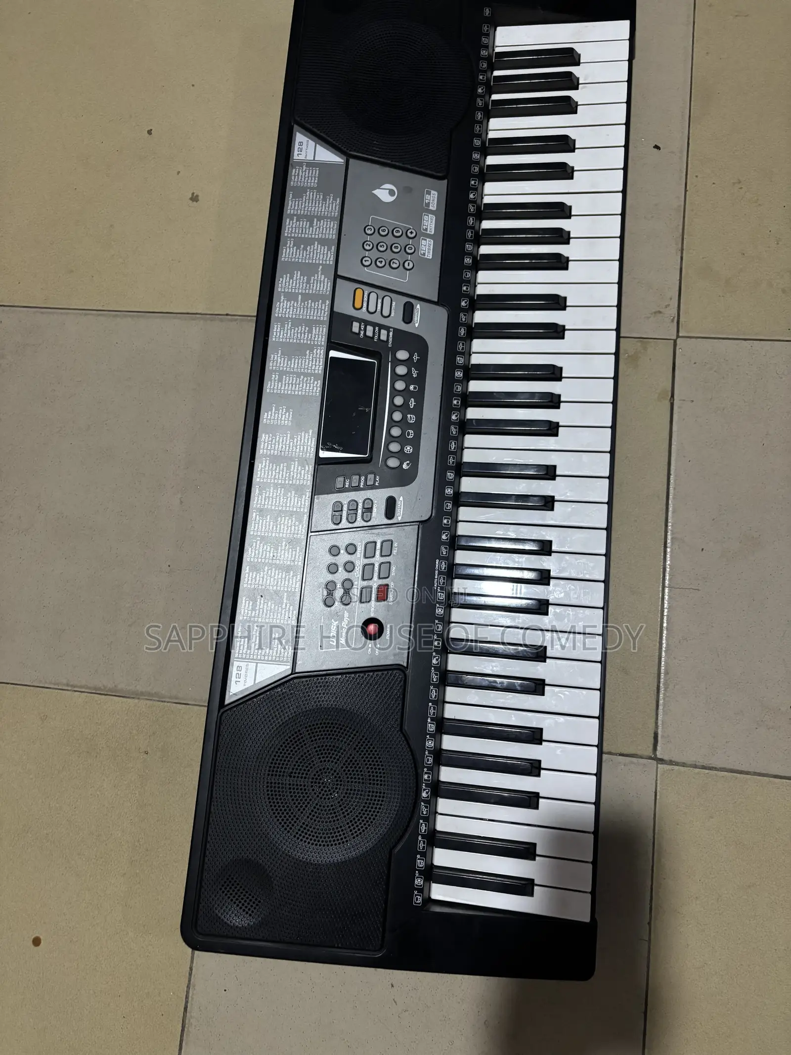 Portable 61-Key Electronic Keyboard