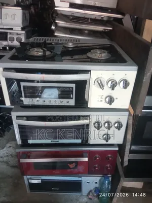 Tokunbo Table Glass 3 Burner All Gas With Small Oven