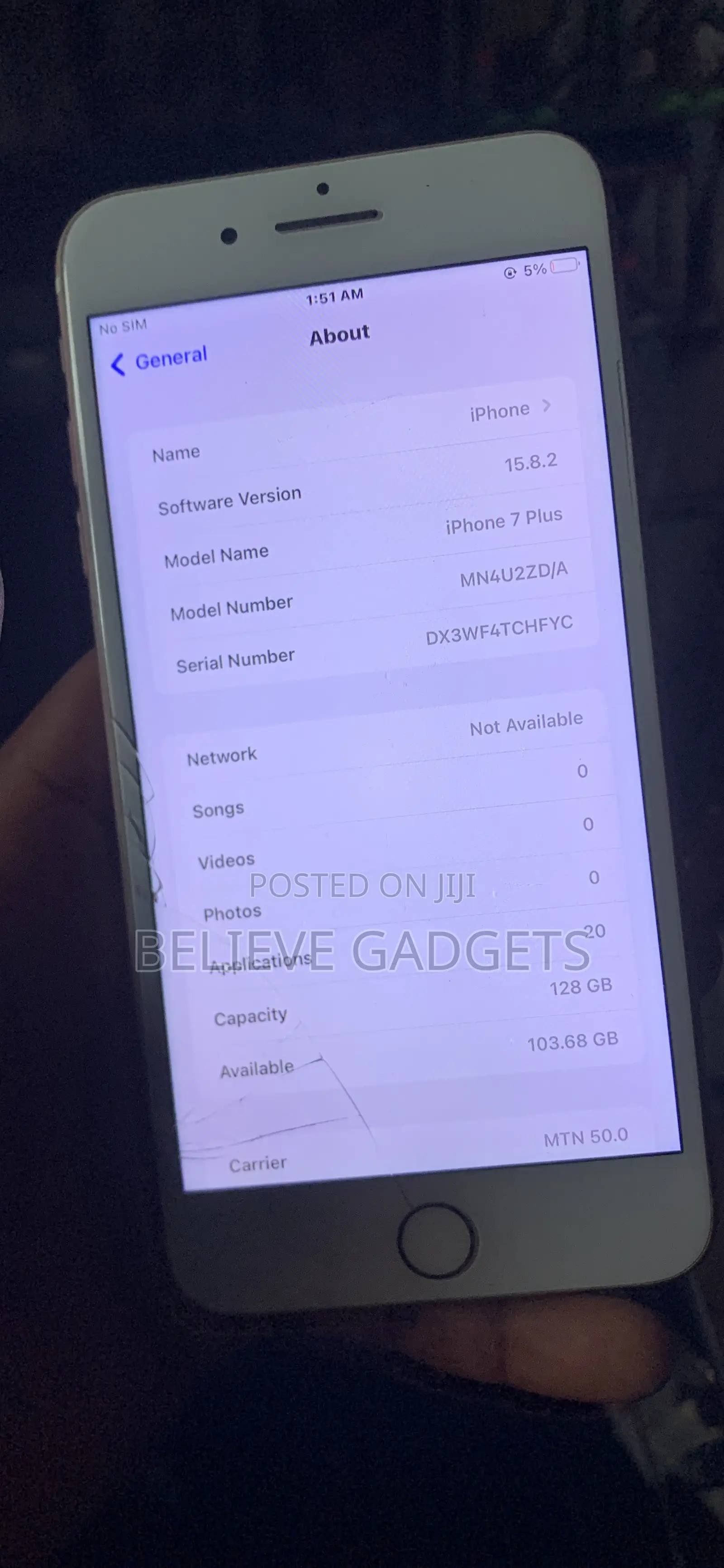 Apple iPhone 7 Plus 128 GB Gold