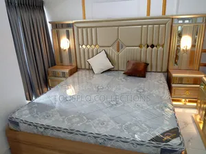High Quality Foreign 6by7ft Bed With Dressing Mirror Set