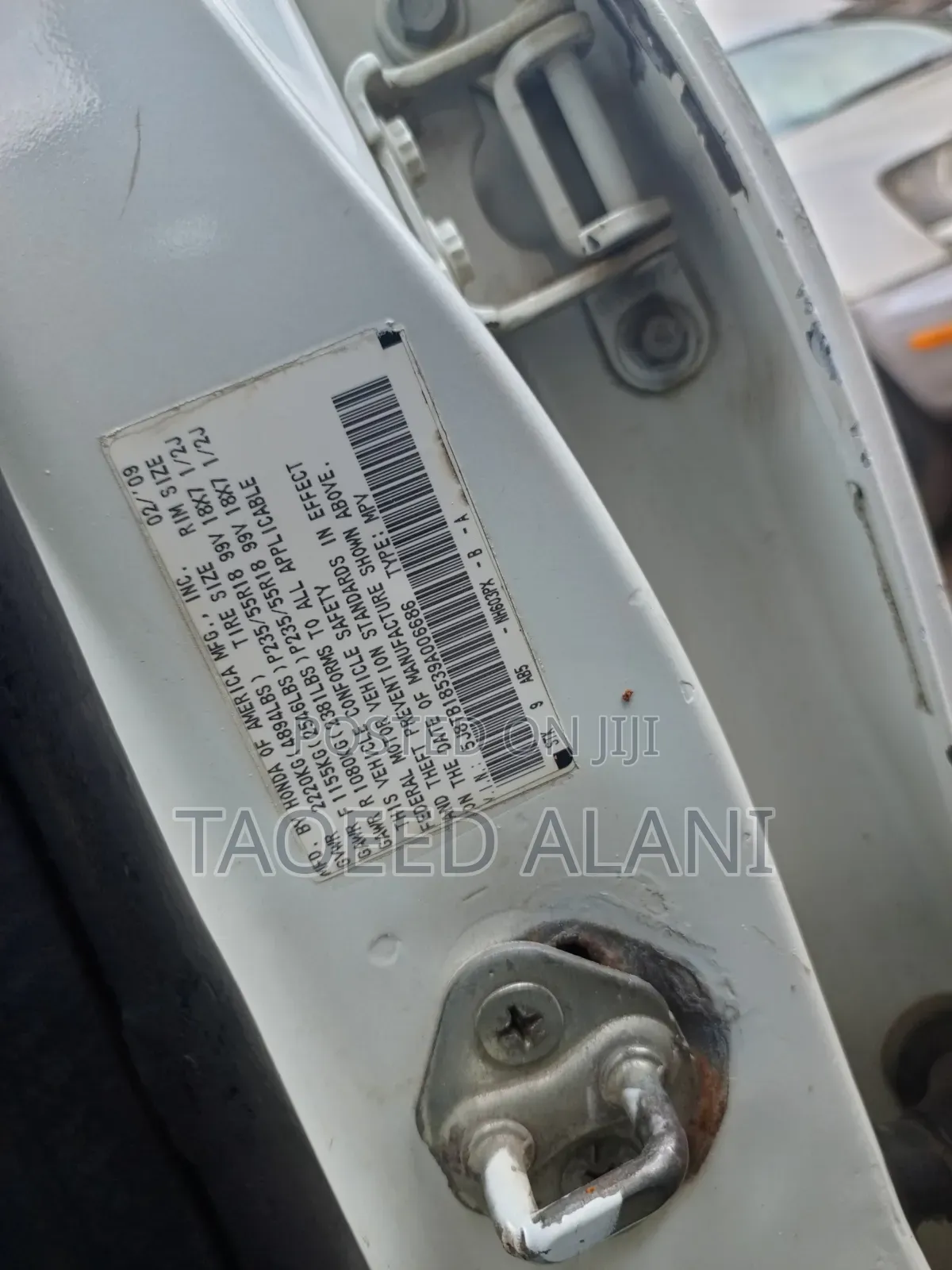 Acura RDX Automatic Tech Package 2009 White