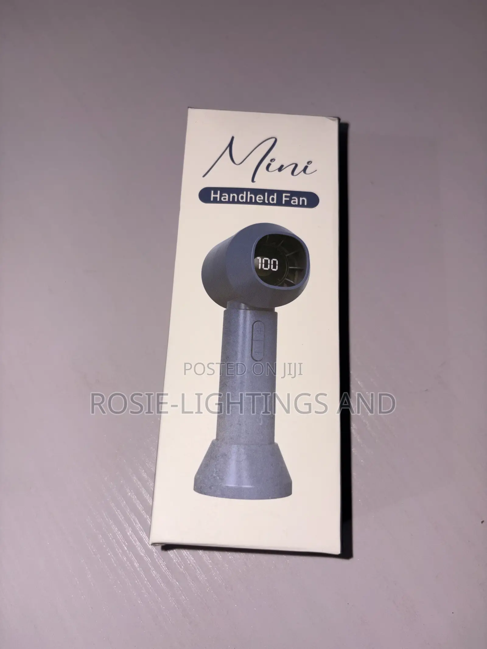 Rechargeable Mini Handheld Fan With Stand