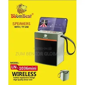 BoomBest 1036 BoomX Wireless Bluetooth Speaker-USB/Fm/Aux/Tf