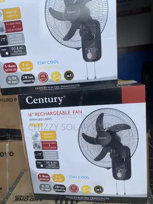 Century Wall Rechargeable Fan