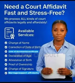 Do Your All Kinds of AFFIDAVIT Here