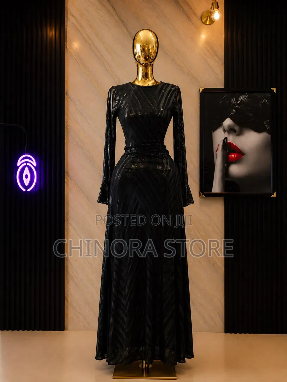 Mesh Luxury Gown