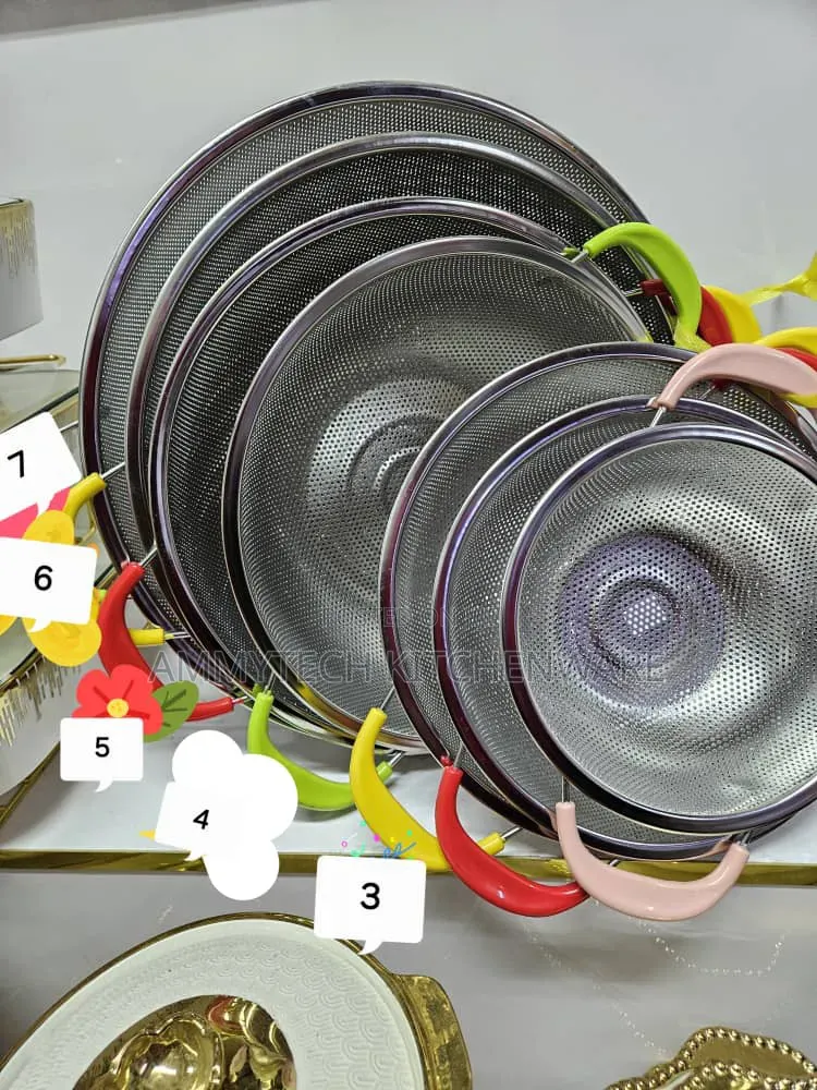 High Quality and Beautiful 7pcs Kitchen Sieves