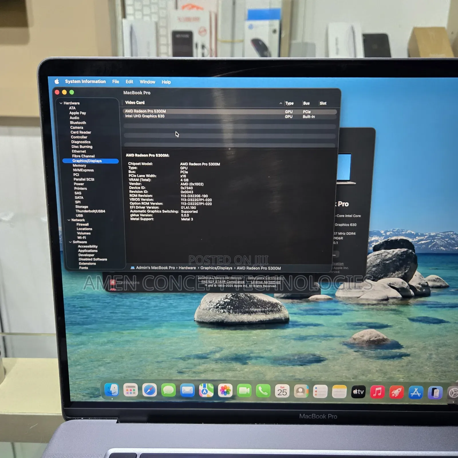 Laptop Apple MacBook Pro 2019 32GB Intel Core i9 SSD 512GB