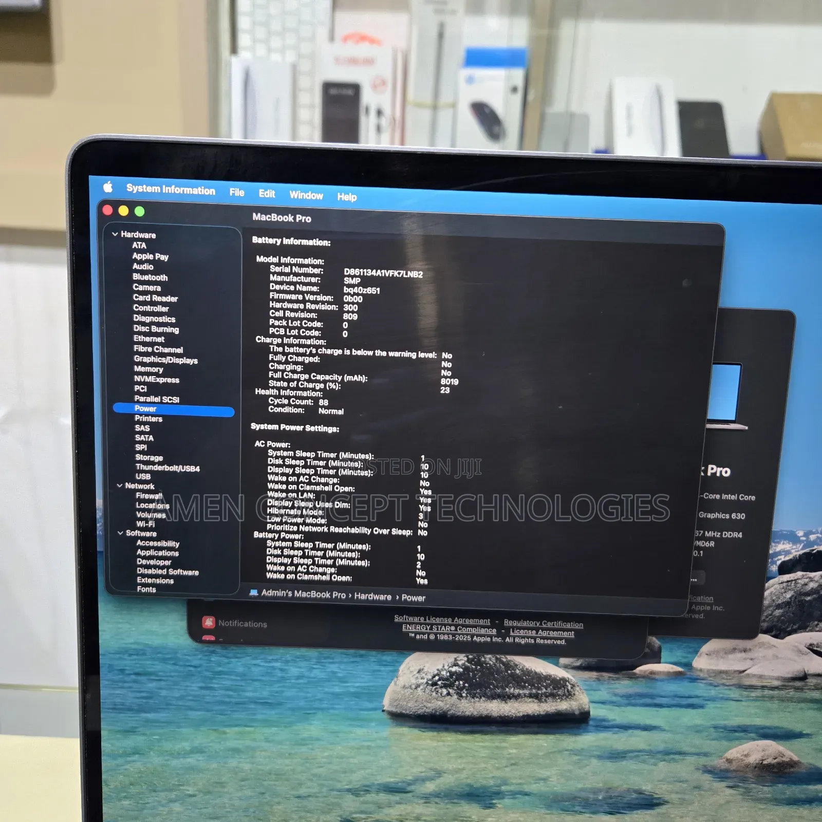 Laptop Apple MacBook Pro 2019 32GB Intel Core i9 SSD 512GB