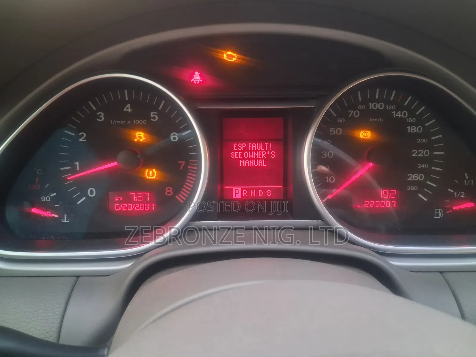 Audi Q7 2008 Gold
