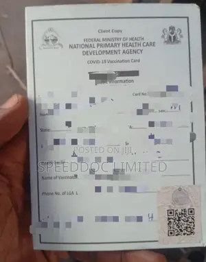 Covid 19 Vaccination Card