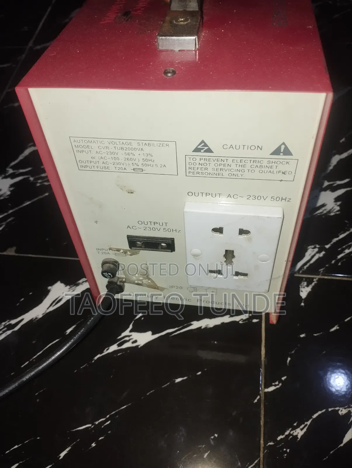 Century Stabilizer 2000watts