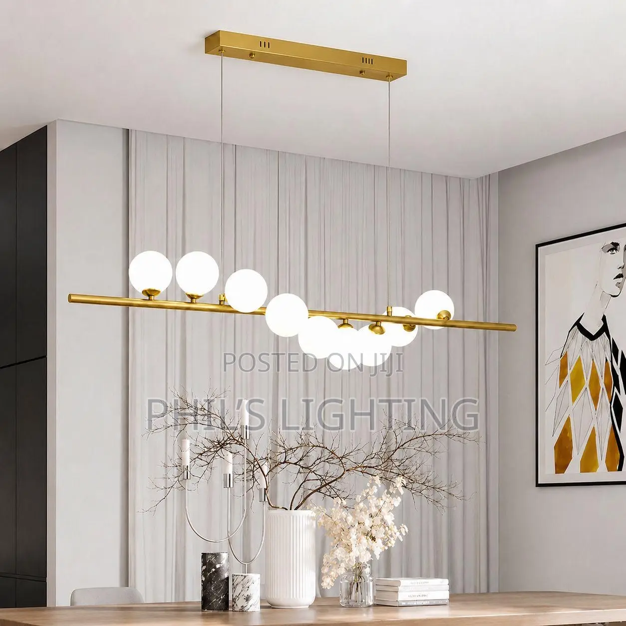Modern Led Long Ceiling Chandelier