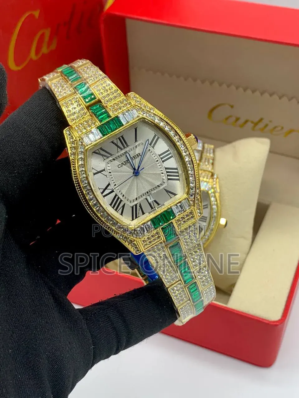 Affordable Full Ice Cartier Wristwatch