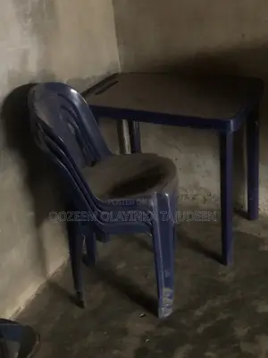 Plastic Chair and Table