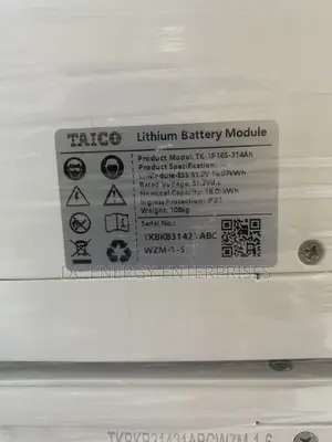 Taico 112kwh/48v Industrial Lithium Battery