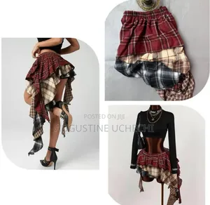 Trendy Layered Plaid Mini Skirt | Y2K Fashion Statement Piece