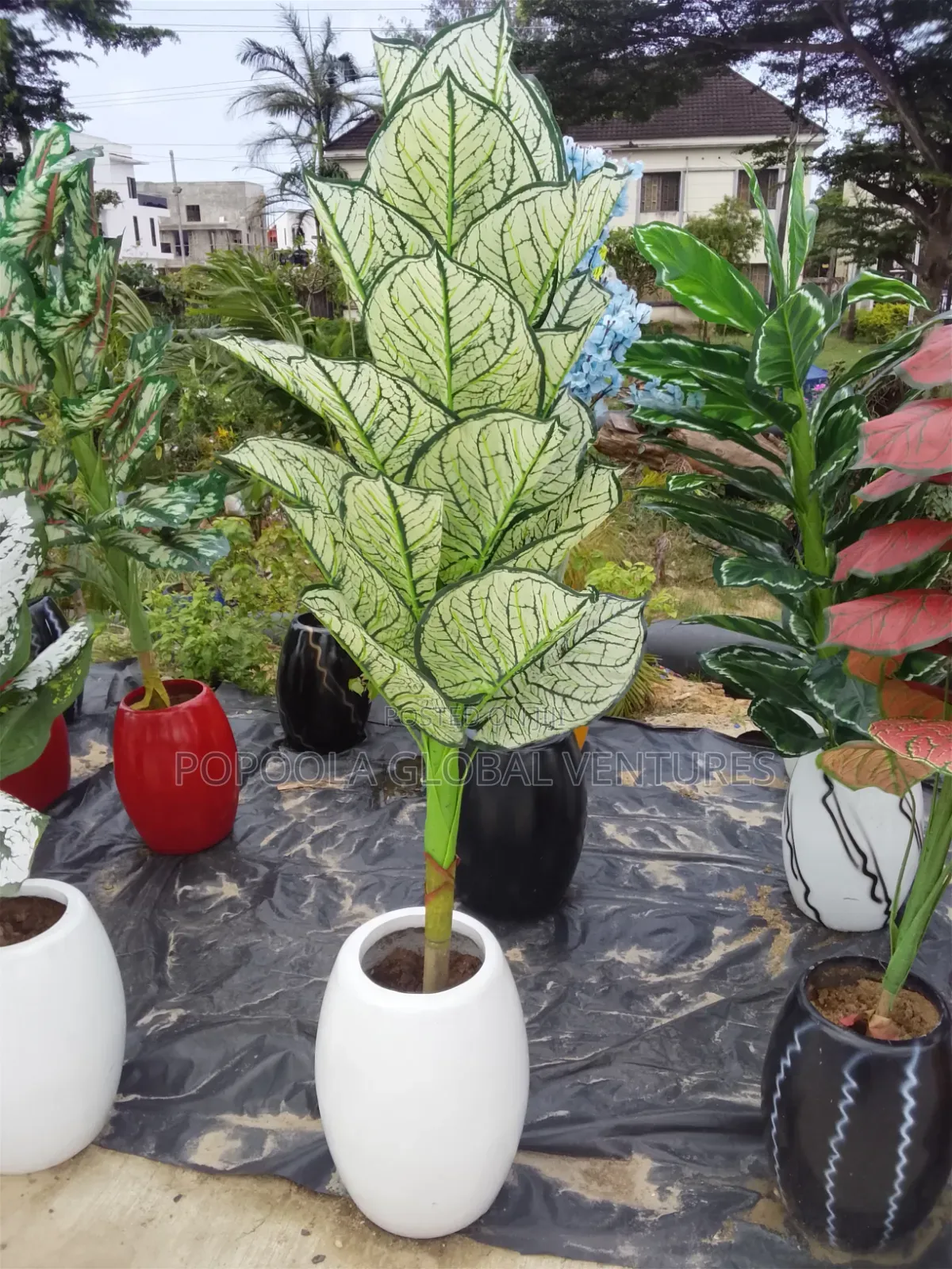 Artificial Flower With Pot