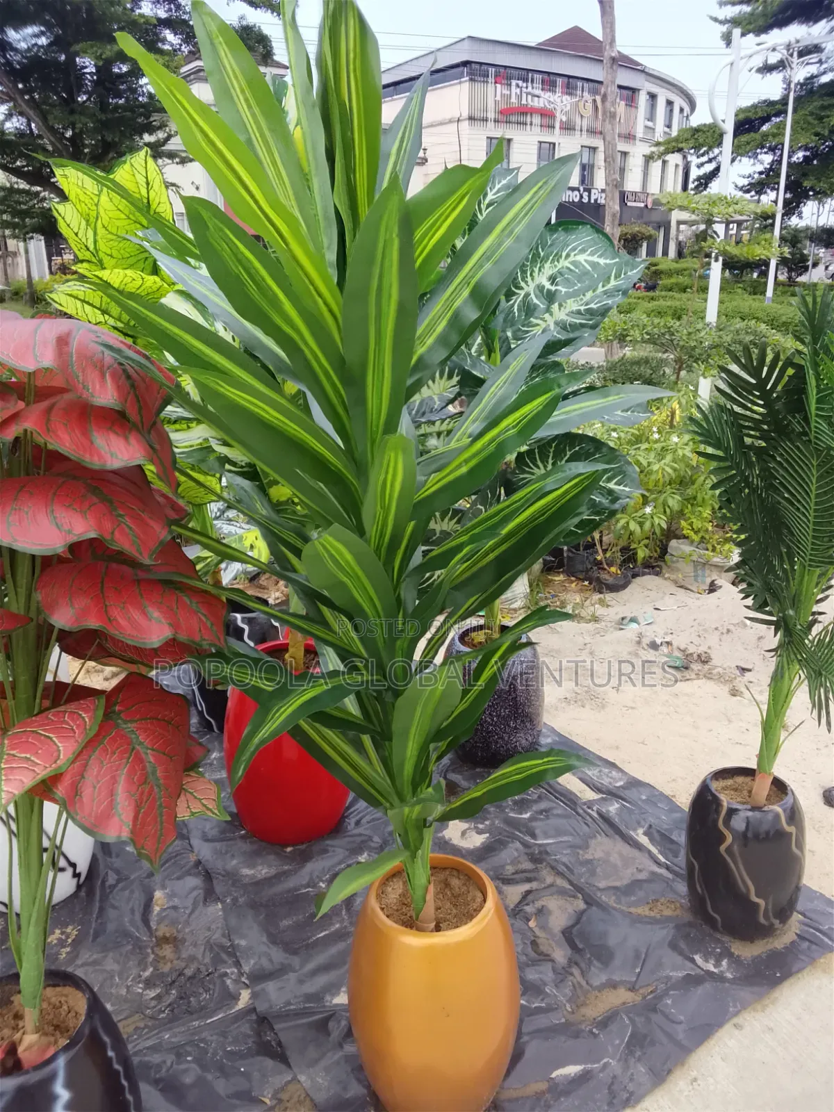 Artificial Flower With Pot