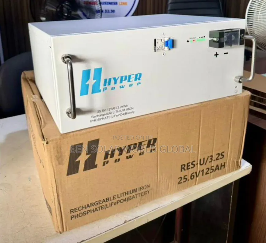 3.2kwh Hyper Solar Lithium Battery 25.6V
