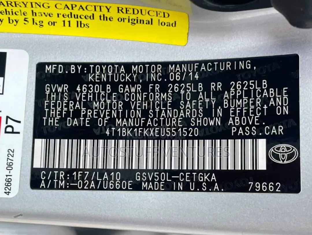 Toyota Camry 2014 Silver