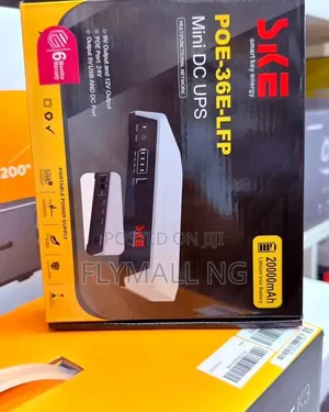 SKE 20000mAh 36W Mini DC UPS Router Power Bank (Model: POE-36E-LFP)