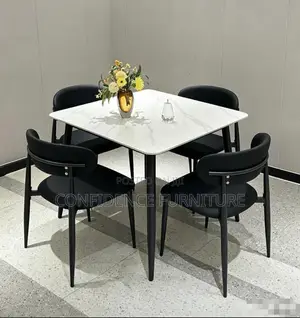 High-Quality Modern Dining Table With Four Chairs