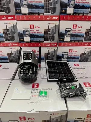 5mp V380 App ,4g Double Lens Solar PTZ Camera.