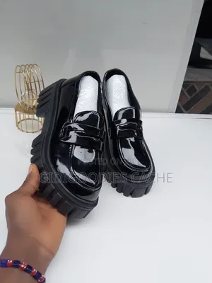 Patent Leather Platform Shoes